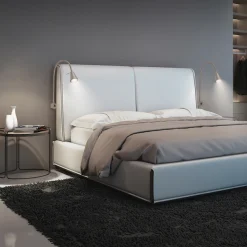 Briloner Leuchten Bettleuchte »TUSO 2er Set LED Bettleuchte Schlafzimmer Wohnzimmer« 2er Set LED Bettleuchte Schlafzimmer Wohnzimmer Matt-Nickel