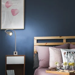 Briloner Leuchten Bettleuchte »TUSO 2er Set LED Bettleuchte Schlafzimmer Wohnzimmer« 2er Set LED Bettleuchte Schlafzimmer Wohnzimmer Matt-Nickel