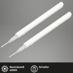 Briloner Leuchten LED Unterbauleuchte »TOOK« LED-Board 2er Set LED Unterbauleuchte Küche erweiterbar
