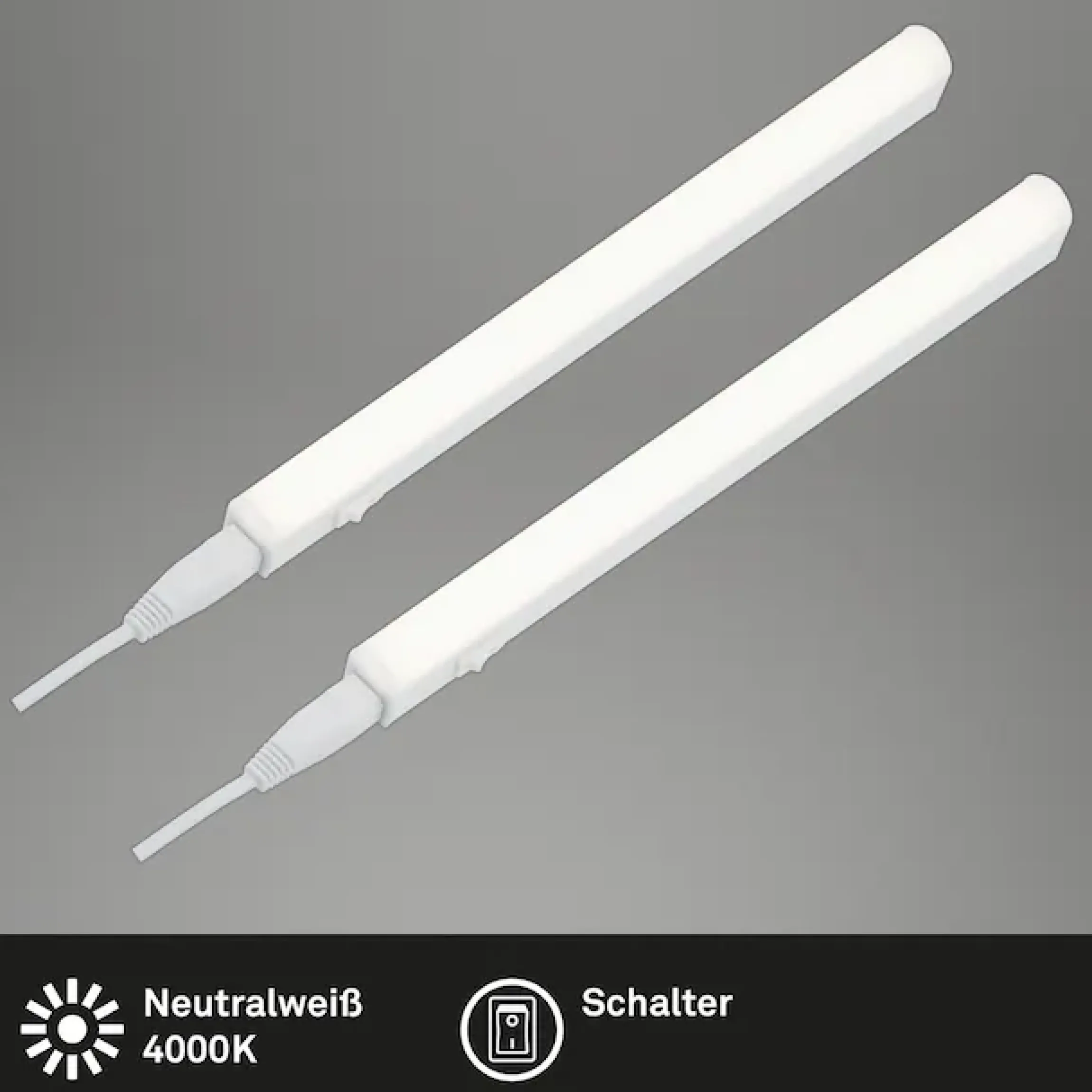 Briloner Leuchten LED Unterbauleuchte »TOOK« LED-Board 2er Set LED Unterbauleuchte Küche erweiterbar