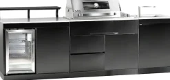Buschbeck Outdoor-Küche »Bradford« Edelstahl, weiße Marmor-Arbeitsplatte, BxTxH: 270x92x120 cm