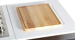 Buschbeck Outdoor-Küche »Bradford« Edelstahl, weiße Marmor-Arbeitsplatte, BxTxH: 270x92x120 cm