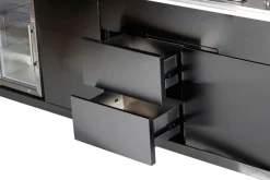 Buschbeck Outdoor-Küche »Bradford« Edelstahl, weiße Marmor-Arbeitsplatte, BxTxH: 270x92x120 cm