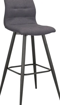 byLIVING Barhocker »Simone« Set, 2er, 2 Stk. tlg. 2er Set, Vintage braun oder Webstoff anthrazit
