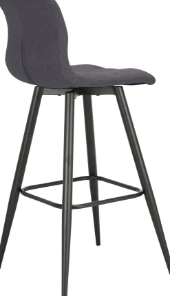byLIVING Barhocker »Simone« Set, 2er, 2 Stk. tlg. 2er Set, Vintage braun oder Webstoff anthrazit