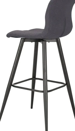 byLIVING Barhocker »Simone« Set, 2er, 2 Stk. tlg. 2er Set, Vintage braun oder Webstoff anthrazit