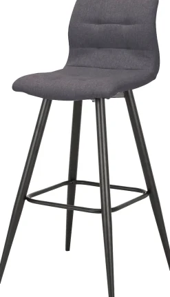 byLIVING Barhocker »Simone« Set, 2er, 2 Stk. tlg. 2er Set, Vintage braun oder Webstoff anthrazit