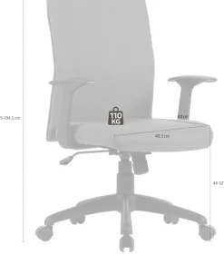 byLIVING Bürostuhl »Rocket« () mit Webstoff oder modernem Cord Bezug, mit Wippmechanik