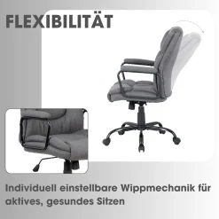 byLIVING Chefsessel »Sting« () 1 Stk.gemütlich gepolsterter Bürostuhl mit viele Einstellungsmöglichkeiten