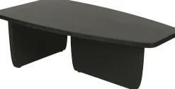 byLIVING Couchtisch »Bolt« 1 Stk. tlg. Freiform Tisch in Akazie Massivholz schwarz lackiert, 25mm Tischplatte