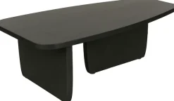 byLIVING Couchtisch »Bolt« 1 Stk. tlg. Freiform Tisch in Akazie Massivholz schwarz lackiert, 25mm Tischplatte