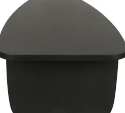 byLIVING Couchtisch »Bolt« 1 Stk. tlg. Freiform Tisch in Akazie Massivholz schwarz lackiert, 25mm Tischplatte