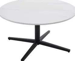 byLIVING Couchtisch »Cup« 1 Stk. tlg. modernes, rundes Design in Keramikoptik mit Kreuzgestell, 70cm