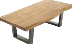 byLIVING Couchtisch »Judy« aus Massivholz, mit natürlicher Baumkante, Breite 120 cm