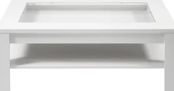 byLIVING Couchtisch »Ralph« Breite 110 cm, mit Glaseinsatz und Schubkasten