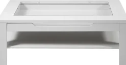 byLIVING Couchtisch »Ralph« Breite 110 cm, mit Glaseinsatz und Schubkasten