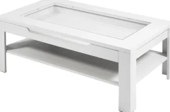 byLIVING Couchtisch »Ralph« Breite 110 cm, mit Glaseinsatz und Schubkasten