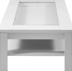 byLIVING Couchtisch »Ralph« Breite 110 cm, mit Glaseinsatz und Schubkasten