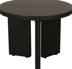 byLIVING Couchtisch »Round« 1 Stk. tlg. aus 2,5cm starkem Massivholz schwarz, einzeln oder im Set stellbar