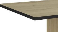 byLIVING Couchtisch »TOM« Eiche-Optik oder Weiß, Kante schwarz, Belastbarkeit 40 kg, B: 110 cm