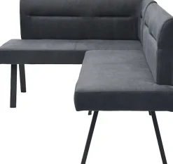 byLIVING Eckbank »MONTREAL« Microfaser, bis 330 kg, Taschenfederkern, Ziernaht im Rücken