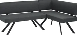 byLIVING Eckbank »TORONTO« Webstoff, bis 160 kg, Taschenfederkern, 4-Fußgestell, 3 Sitzplätze
