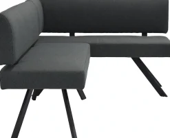 byLIVING Eckbank »TORONTO« Webstoff, bis 160 kg, Taschenfederkern, 4-Fußgestell, 3 Sitzplätze
