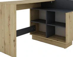 byLIVING Eckschreibtisch »Bern« platzsparender Schreibtisch, rechts und links montierbar, 102x80cm.