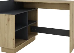 byLIVING Eckschreibtisch »Bern« platzsparender Schreibtisch, rechts und links montierbar, 102x80cm.