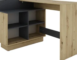 byLIVING Eckschreibtisch »Bern« platzsparender Schreibtisch, rechts und links montierbar, 102x80cm.