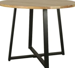 byLIVING Esstisch »Arrow« 1 Stk. tlg. mit 2,5cm starker, runder Massivholz Tischplatte, D 100, H 77 cm