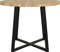 byLIVING Esstisch »Arrow« 1 Stk. tlg. mit 2,5cm starker, runder Massivholz Tischplatte, D 100, H 77 cm