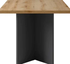 byLIVING Esstisch »Marten« 1 Stk. tlg. moderner Wangentisch in Eiche Nachbildung, 140 und 160 cm