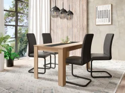 byLIVING Esstisch »Nori« Breite 120, 140 oder 160 cm, Mittelplatte wendbar