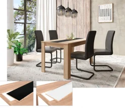 byLIVING Esstisch »Nori« Breite 120, 140 oder 160 cm, Mittelplatte wendbar