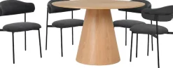 byLIVING Esstisch »Rond« mit Echtholz-Furnier Eiche natur,rund, Durchmesser 120 cm
