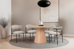 byLIVING Esstisch »Rond« mit Echtholz-Furnier Eiche natur,rund, Durchmesser 120 cm