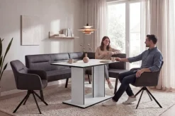 byLIVING Esstisch »TOM« Artisan Eiche oder Weiß, 100 kg, 4 Sitzplätze, Säule: 25 x 56,6 cm