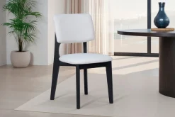 byLIVING Esszimmerstuhl »Elsa« (Set) 2 Stk.modern gemütlicher Massiv - Holzstuhl mit hochwertigem Webstoffpolster