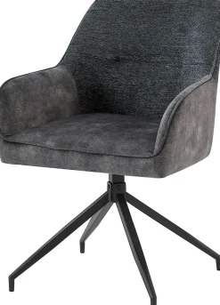 byLIVING Esszimmerstuhl »Jacky 2er-Set« (Set) 2 Stk.drehbarer Stuhl mit Taschenfederkern und moderner Stoffkombination