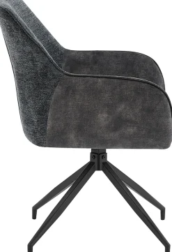 byLIVING Esszimmerstuhl »Jacky 2er-Set« (Set) 2 Stk.drehbarer Stuhl mit Taschenfederkern und moderner Stoffkombination