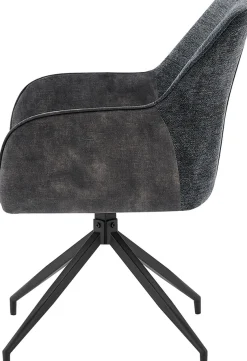 byLIVING Esszimmerstuhl »Jacky 2er-Set« (Set) 2 Stk.drehbarer Stuhl mit Taschenfederkern und moderner Stoffkombination