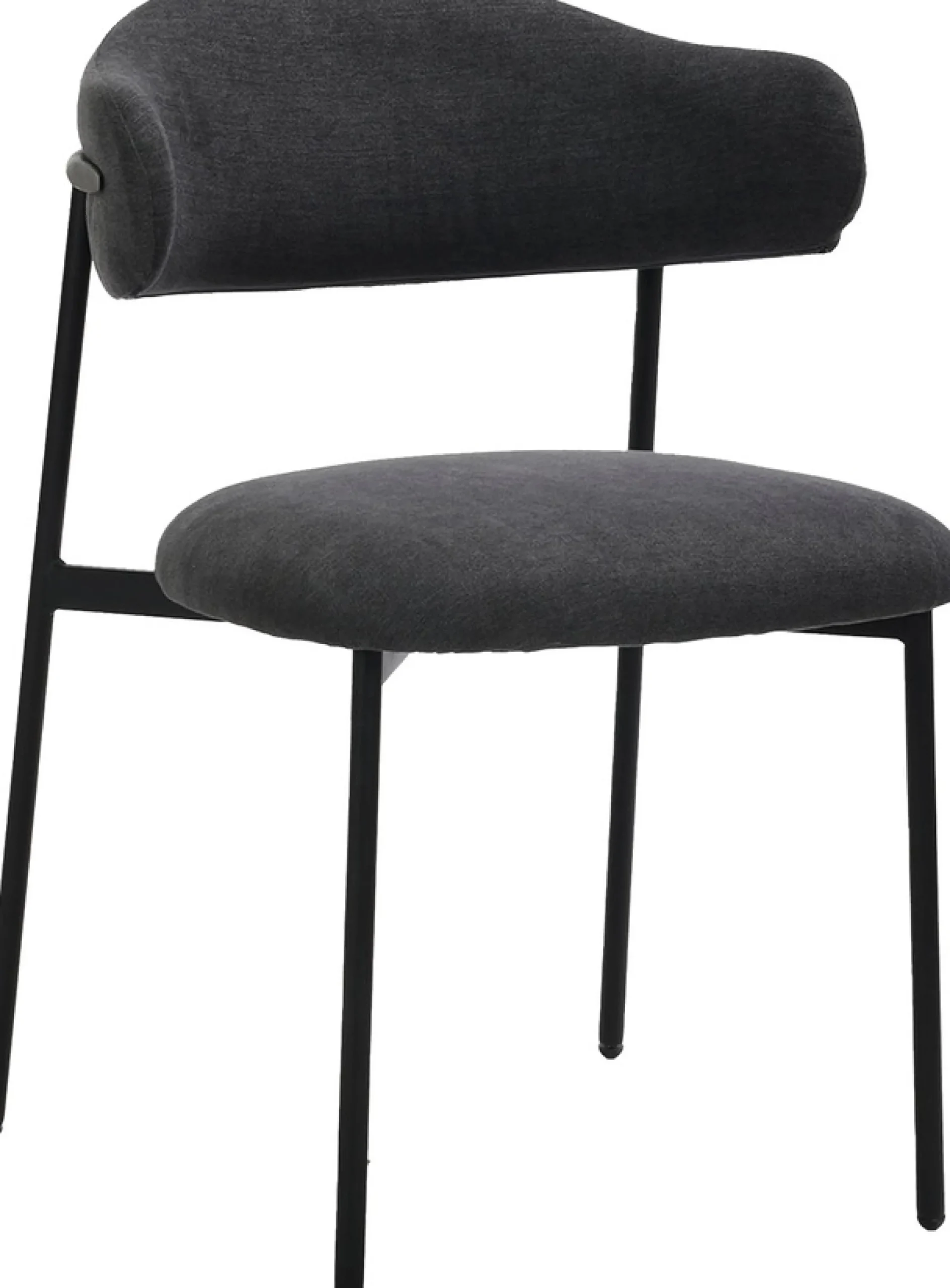 byLIVING Esszimmerstuhl »Jersey (2er-Set)« (Set) Gestell Metall schwarz, Küchenstuhl, Webstoffbezug, diverse Farben