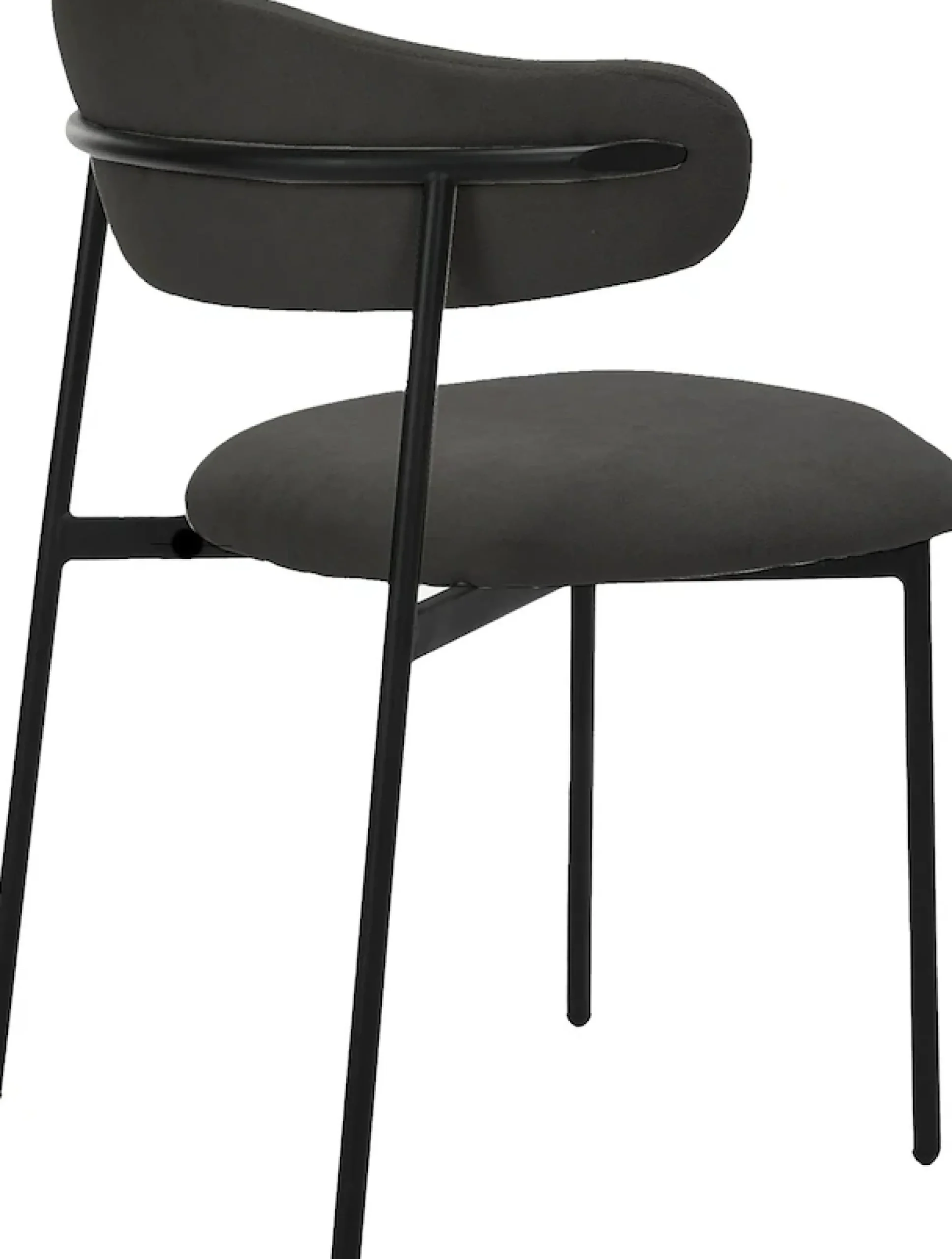 byLIVING Esszimmerstuhl »Jersey (2er-Set)« (Set) Gestell Metall schwarz, Küchenstuhl, Webstoffbezug, diverse Farben