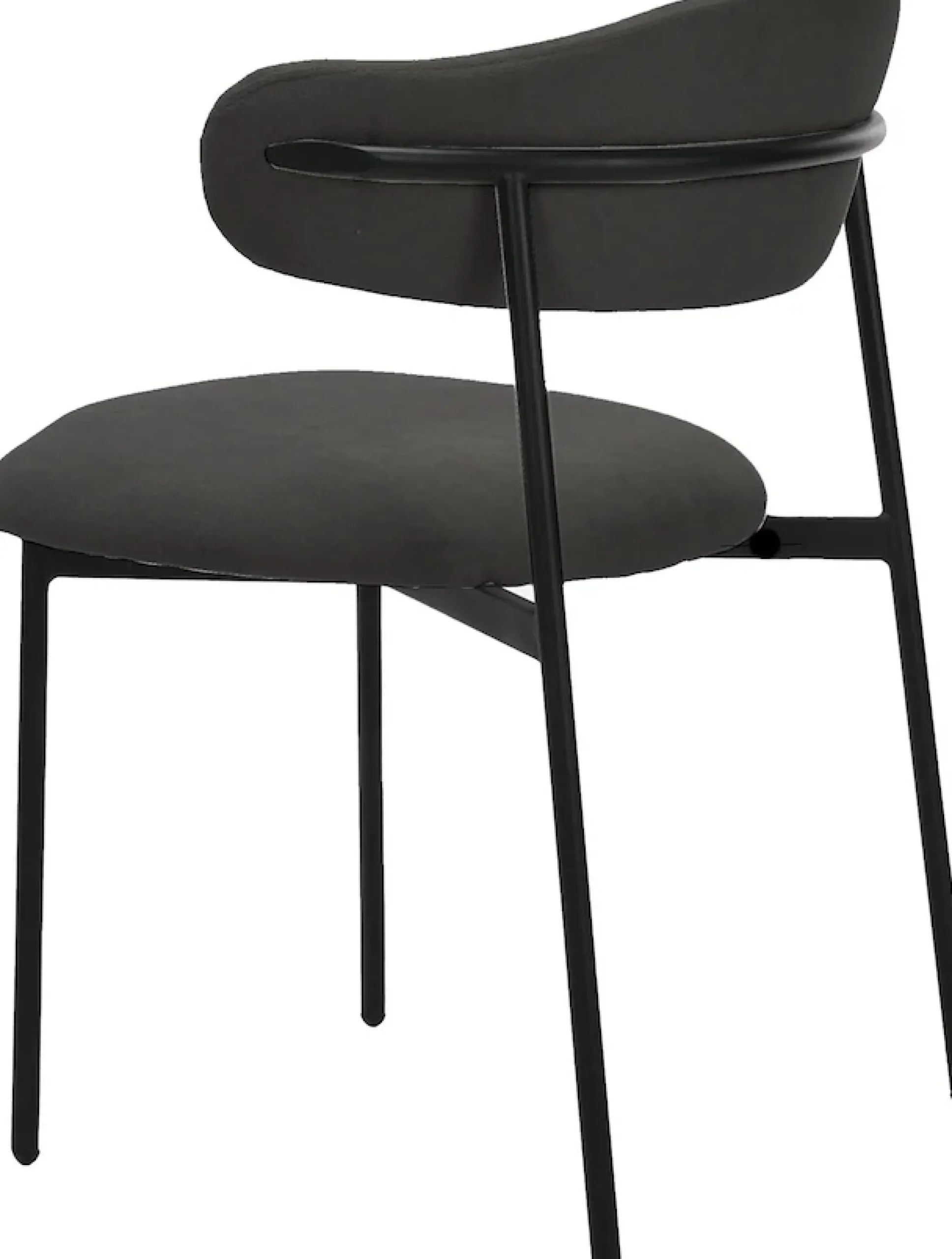byLIVING Esszimmerstuhl »Jersey (2er-Set)« (Set) Gestell Metall schwarz, Küchenstuhl, Webstoffbezug, diverse Farben