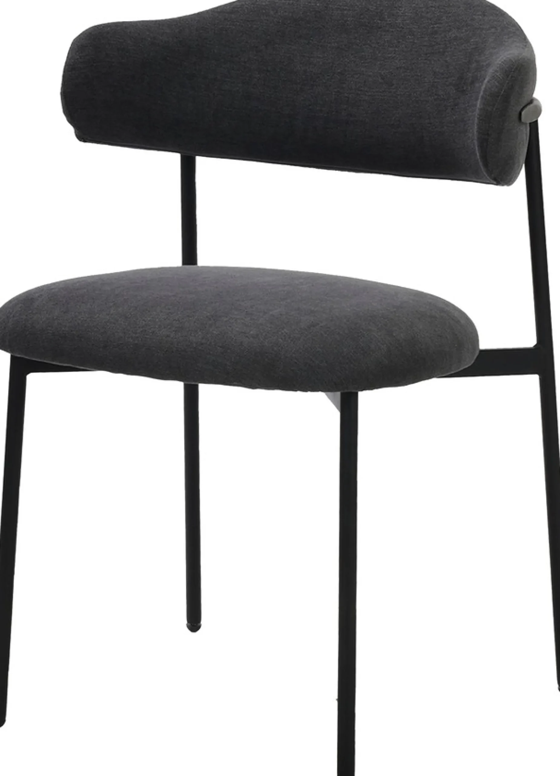 byLIVING Esszimmerstuhl »Jersey (2er-Set)« (Set) Gestell Metall schwarz, Küchenstuhl, Webstoffbezug, diverse Farben