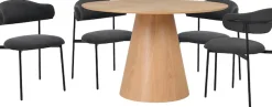 byLIVING Esszimmerstuhl »Jersey (2er-Set)« (Set) Gestell Metall schwarz, Küchenstuhl, Webstoffbezug, diverse Farben