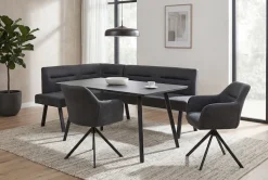 byLIVING Esszimmerstuhl »MONTREAL« (Set) 2 Stk.Microfaser, bis 110 kg, 360° drehbar, Schaumstoff, Ziernaht Rücken