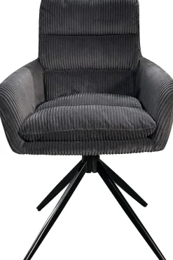 byLIVING Esszimmerstuhl »Pura« (Set) 2 Stk.Sitzschale 360°drehbar, Metall schwarz, Armlehnstuhl, diverse Farben