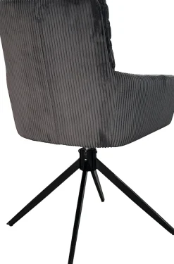 byLIVING Esszimmerstuhl »Pura« (Set) 2 Stk.Sitzschale 360°drehbar, Metall schwarz, Armlehnstuhl, diverse Farben